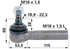 Kugelgelenk M18 x 1,5 links IG anstelle von Steyr 1-33-743-601 GartenShop24 - Hochwertige Gartengeräte