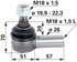 Kugelgelenk M18 x 1,5 links IG anstelle von Steyr 1-33-741-674 GartenShop24 - Hochwertige Gartengeräte