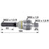 Axialgelenk M22 x 1,5 / M22 x 1,5