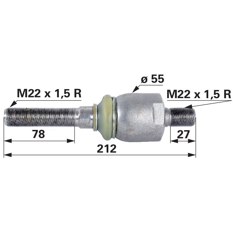 Axialgelenk M22 x 1,5 / M22 x 1,5