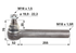 Kugelgelenk M18 x 1,5 IG Länge 307 mm GartenShop24 - Hochwertige Gartengeräte