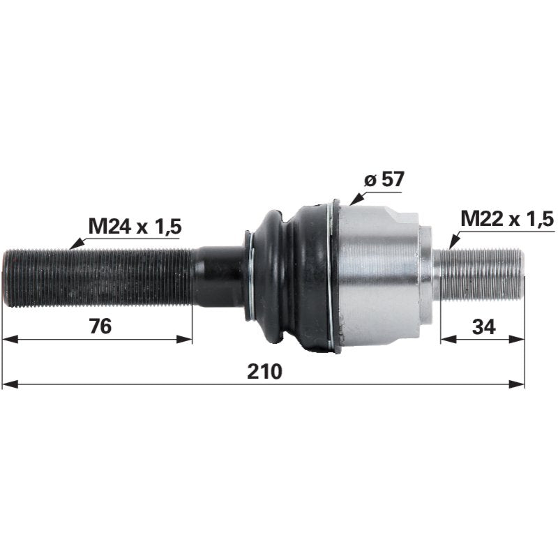 Axialgelenk M24x1,5/M22x1,5