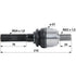 Axialgelenk M24x1,5/M22x1,5