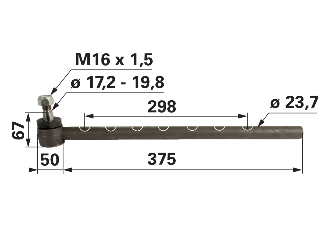 Kugelgelenk anstelle von Ford C5NN3281C GartenShop24 - Hochwertige Gartengeräte