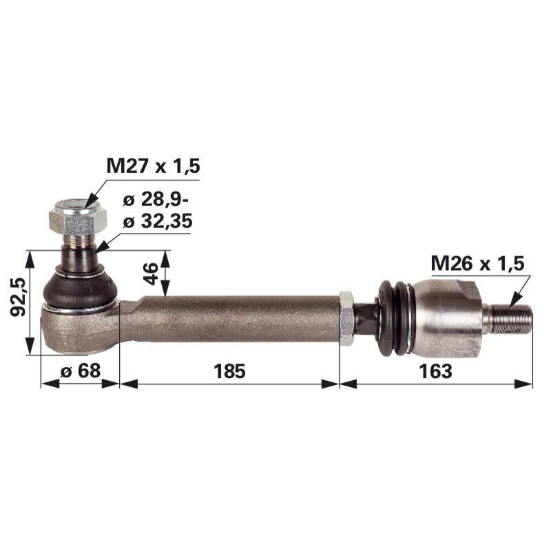 John Deere Spurstange komplett 209328