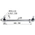 Case IH Spurstange komplett 3116321