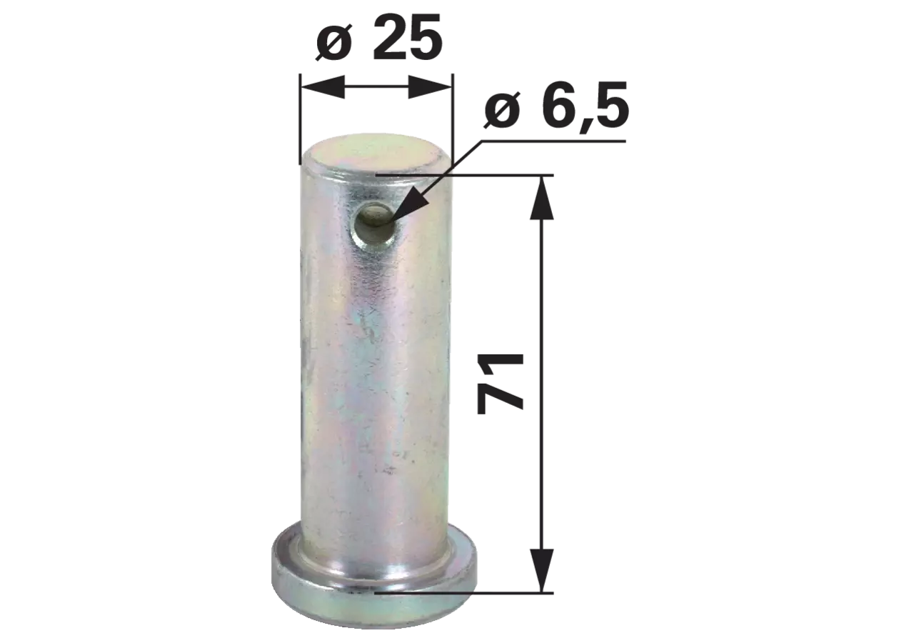 Lenkzylinderbolzen anstelle von Steyr 190003903781 GartenShop24 - Hochwertige Gartengeräte