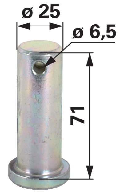 Lenkzylinderbolzen anstelle von Steyr 190003903781 GartenShop24 - Hochwertige Gartengeräte