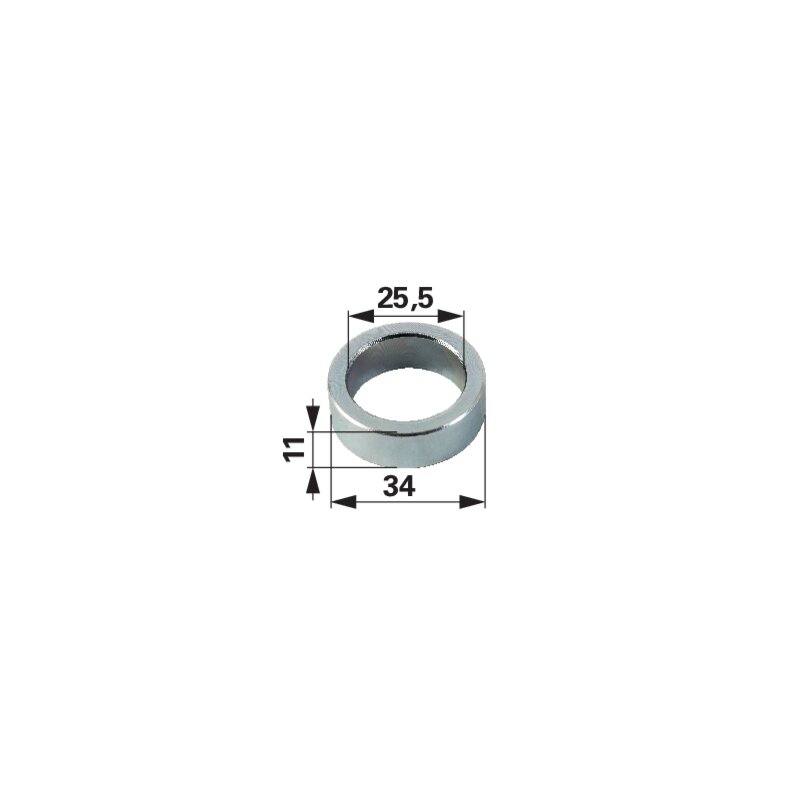 Distanzscheibe 25,5 x 34 x 11 mm