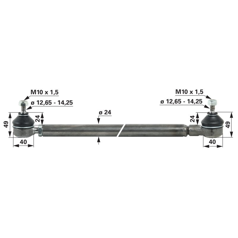 Reform Spurstange komplett Länge 550 mm 225332141 – Länge min