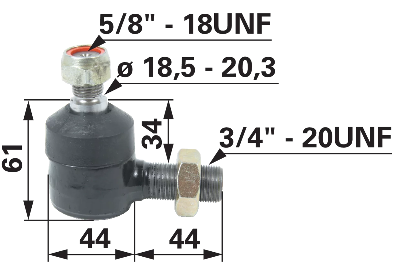 Kugelgelenk anstelle von David Brown K262850 GartenShop24 - Hochwertige Gartengeräte