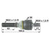 Axialgelenk M20 x 1,5 / M22 x 1,5