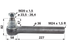 Kugelgelenk M24 x 1,5 IG Länge 258 mm GartenShop24 - Hochwertige Gartengeräte