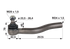 Kugelgelenk rechts gekröpft M24 x 1,5 IG GartenShop24 - Hochwertige Gartengeräte