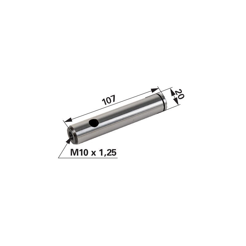 Bolzen 20 x 107 mm – Allradachse Lenkzylinder innen
