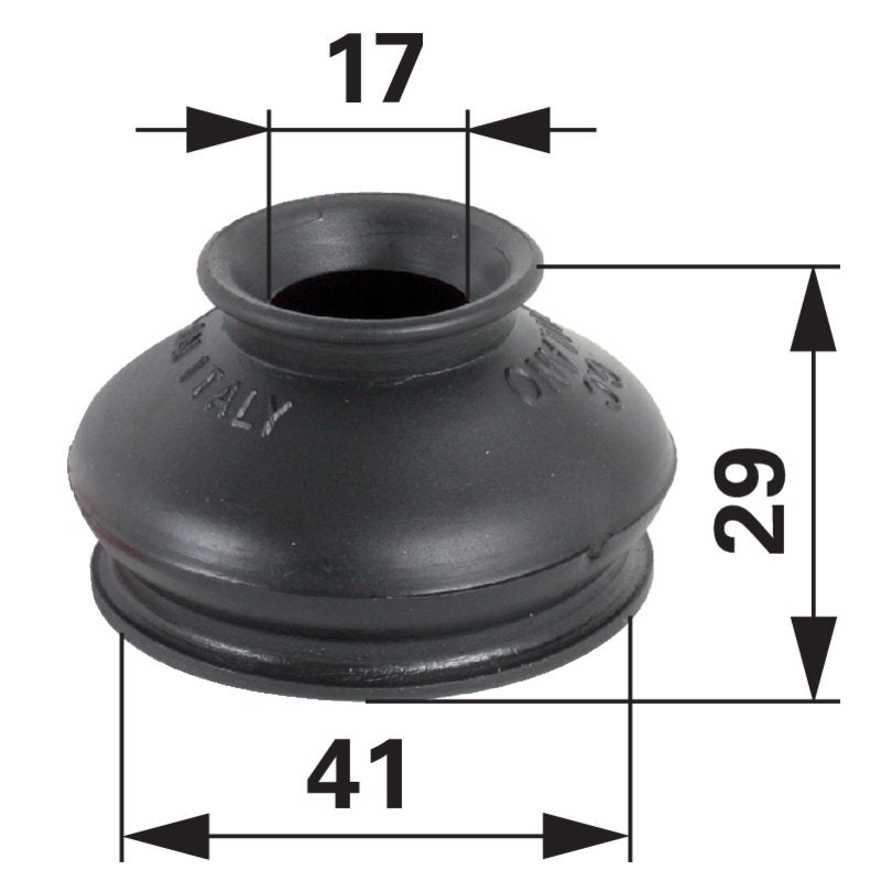 Staubschutz mit Sicherungsring 16 / 40 mm