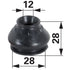 Staubschutz mit Sicherungsring 12 / 28 mm