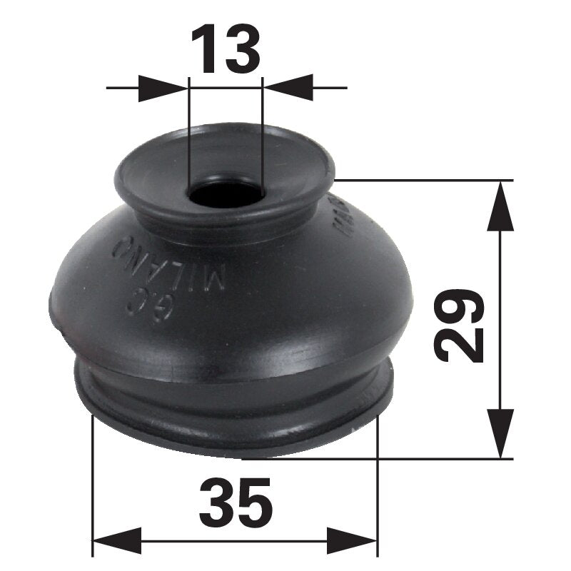 Staubschutz mit Sicherungsring 10 / 37 mm
