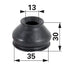 Staubschutz mit Sicherungsring 15 / 37 mm
