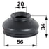 Staubschutz mit Sicherungsring 20 / 56 mm