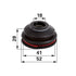Staubschutz mit Sicherungsring 18 / 41 mm