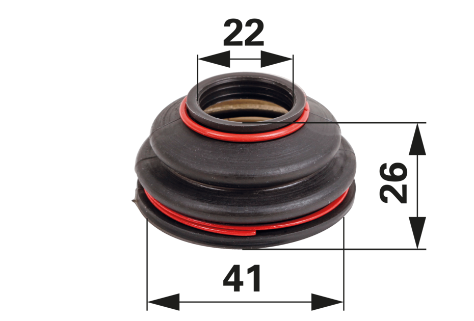 Staubschutz mit Sicherungsring 22 / 40 mm GartenShop24 - Hochwertige Gartengeräte