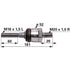 Steyr Axialgelenk M18 x 1,5 L / M20 x 1,5 R