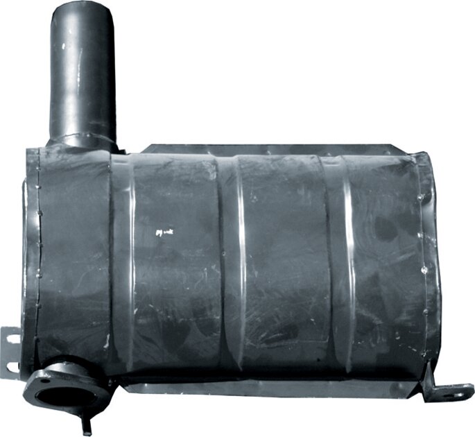 Auspufftopf lackiert anstelle von John Deere AL31492 GartenShop24 - Hochwertige Gartengeräte