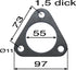 Flanschdichtung anstelle von Steyr 1407110021 GartenShop24 - Hochwertige Gartengeräte