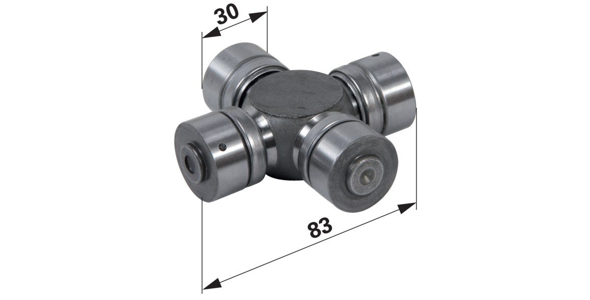 Kreuzgelenk 83 x 30 mm zu Antriebswelle GartenShop24 - Hochwertige Gartengeräte