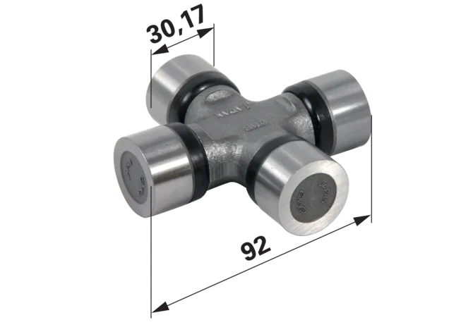 Kreuzgelenk 92 x 30,17 mm anstelle von Deutz-Fahr 04359790 GartenShop24 - Hochwertige Gartengeräte