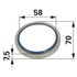 CNH Wellendichtring 56 x 70 x 7,5 mm 5121471