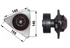 Wasserpumpe mit Dichtring anstelle von Case IH J802479 GartenShop24 - Hochwertige Gartengeräte