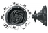 Wasserpumpe anstelle von Case IH 3132739R92 mit Laufrad ø 112 mm GartenShop24 - Hochwertige Gartengeräte