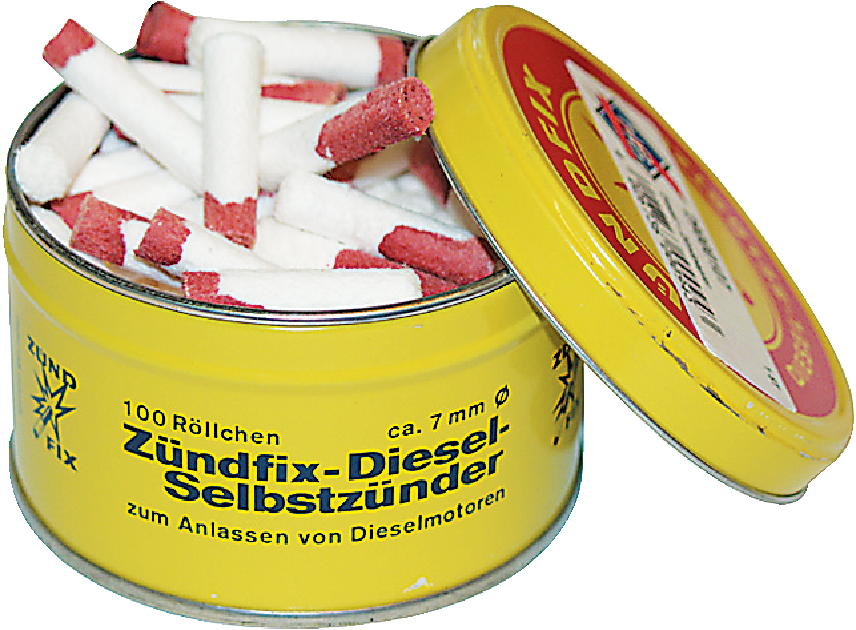 Zündfix Diesel Selbstzünder 6 mm – 100 Stück GartenShop24 - Hochwertige Gartengeräte