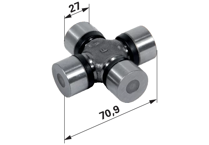 Carraro Achsen Kreuzgelenk 70,9 x 27 mm Carraro Achsen