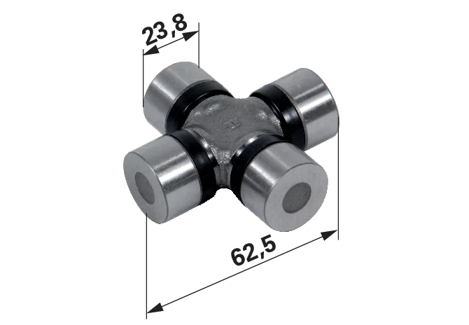 Carraro Achsen Kreuzgelenk 62,5 x 23,8 mm Carraro Achsen