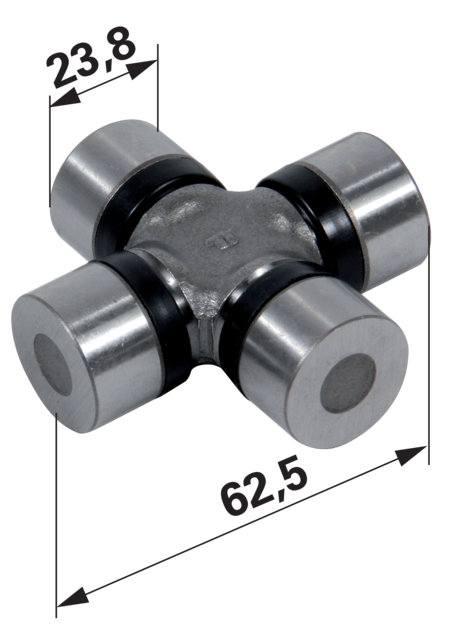 Carraro Achsen Kreuzgelenk 62,5 x 23,8 mm Carraro Achsen