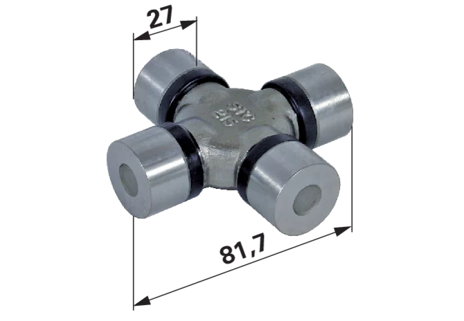 Kreuzgelenk 81,7 x 27 mm anstelle von Steyr 135700421011 GartenShop24 - Hochwertige Gartengeräte