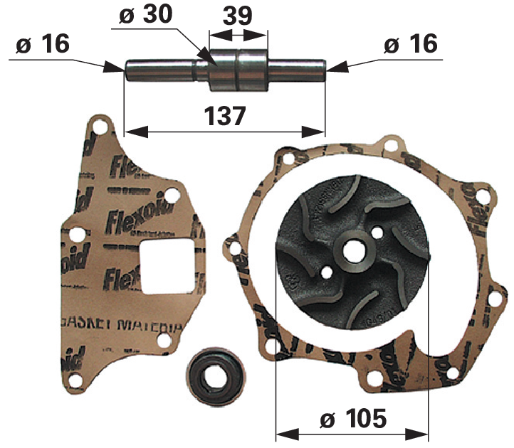 Reparatursatz anstelle von Ford EAPN8591C – zu 00 112 200 GartenShop24 - Hochwertige Gartengeräte