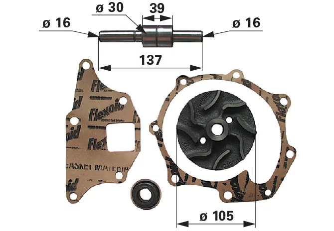 Reparatursatz anstelle von Ford EAPN8591C – zu 00 112 200 GartenShop24 - Hochwertige Gartengeräte