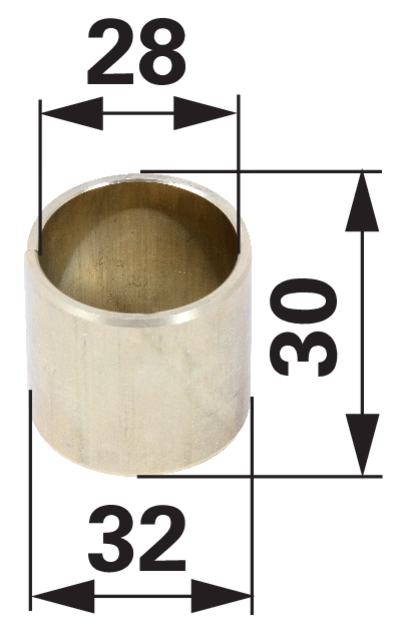 ZF Buchse 28 x 32 x 30 mm ZF