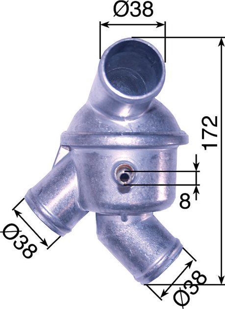 Thermostat 87 °C passend für Steyr 131100060065 GartenShop24 - Hochwertige Gartengeräte
