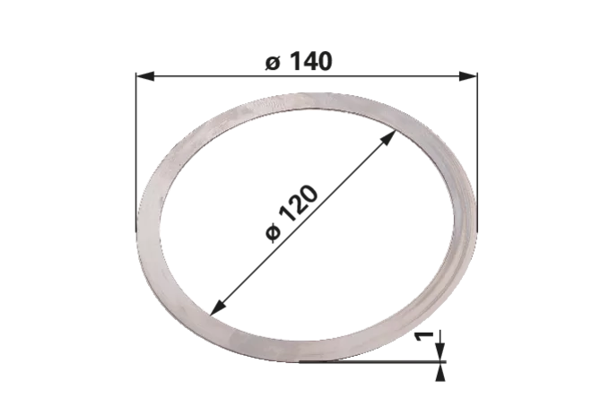 Ausgleichsscheibe 1 mm anstelle von Lindner 5170010039 GartenShop24 - Hochwertige Gartengeräte