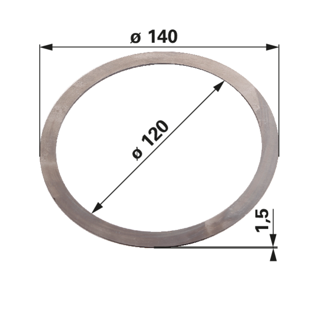 Ausgleichsscheibe 1,5 mm anstelle von Lindner 5170010039.1 GartenShop24 - Hochwertige Gartengeräte