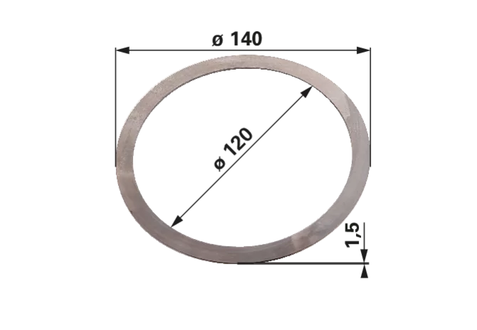 Ausgleichsscheibe 1,5 mm anstelle von Lindner 5170010039.1 GartenShop24 - Hochwertige Gartengeräte