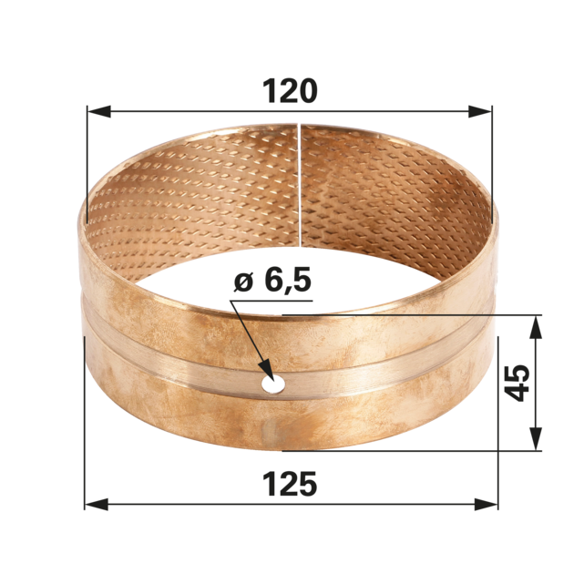 Buchse 120 x 125 x 45 mm anstelle von Lindner 3002114 GartenShop24 - Hochwertige Gartengeräte