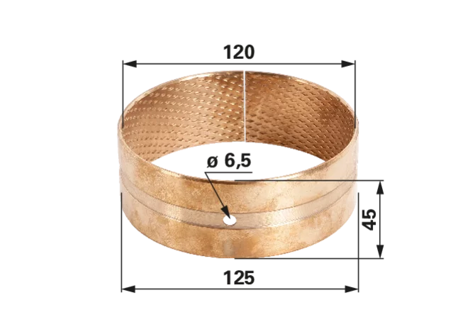 Buchse 120 x 125 x 45 mm anstelle von Lindner 3002114 GartenShop24 - Hochwertige Gartengeräte