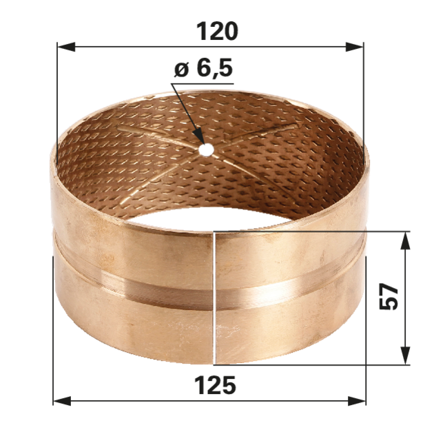 Buchse hinten 120 x 125 x 57 mm anstelle von Lindner 3002113 GartenShop24 - Hochwertige Gartengeräte