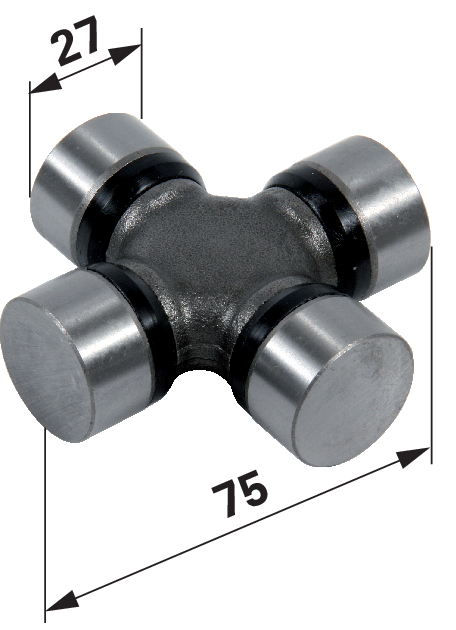 Kreuzgelenk 75 x 27 mm anstelle von Massey Ferguson 3310490M91 GartenShop24 - Hochwertige Gartengeräte